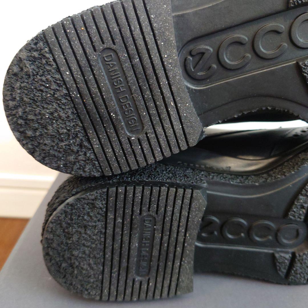 未使用 ECCO GORE-TEX 防水レザーブーツ 24.5cm