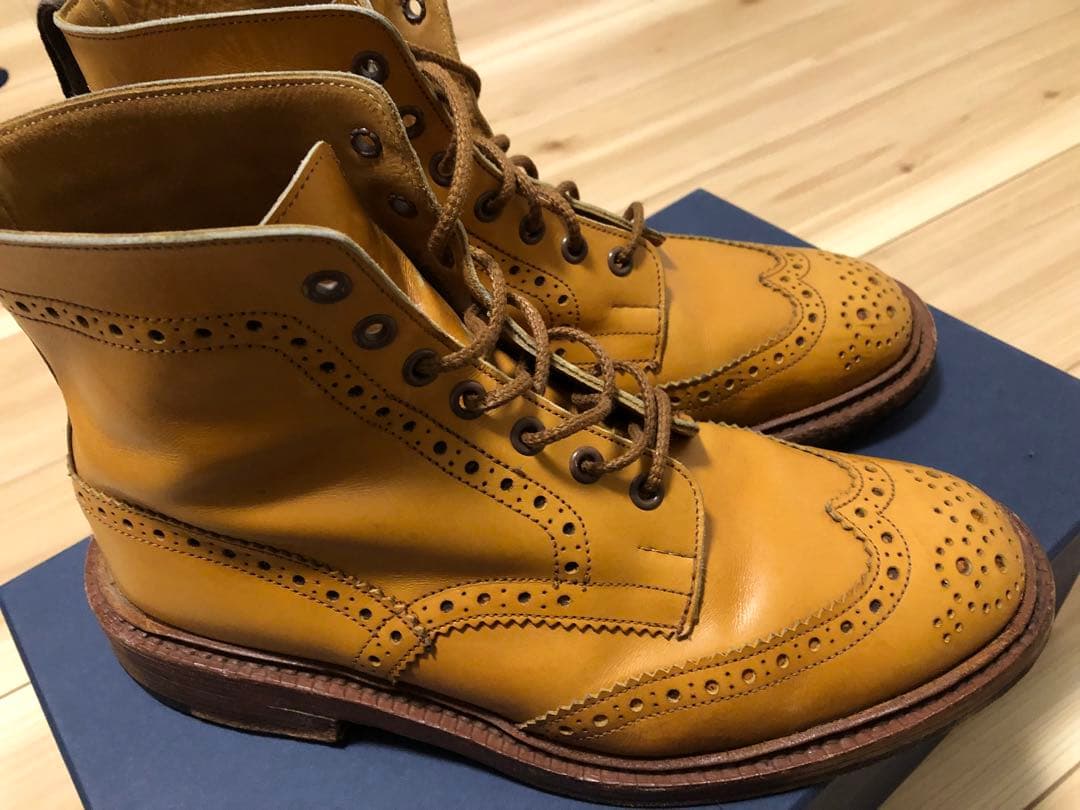 【中古】Tricker’s カントリーブーツ　UK8（26.5cm）M5634
