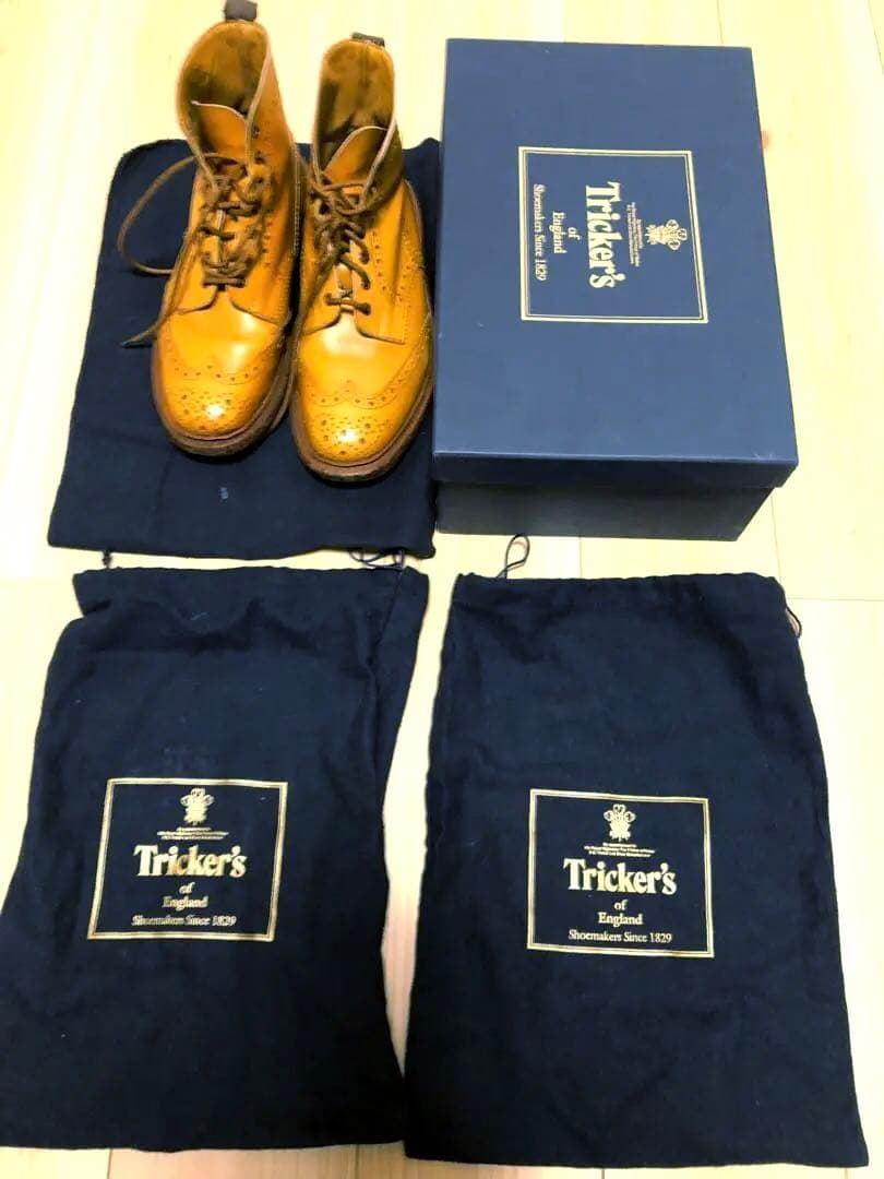 【中古】Tricker’s カントリーブーツ　UK8（26.5cm）M5634