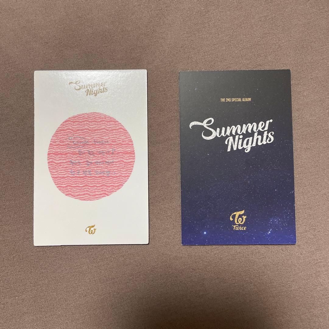 TWICE Summer Night ナヨン トレカセット - メルカリ