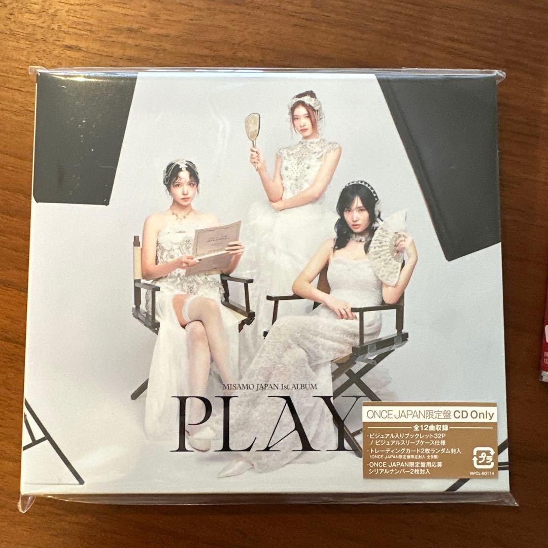 MISAMO “PLAY” トレカ,シリアルナンバー付