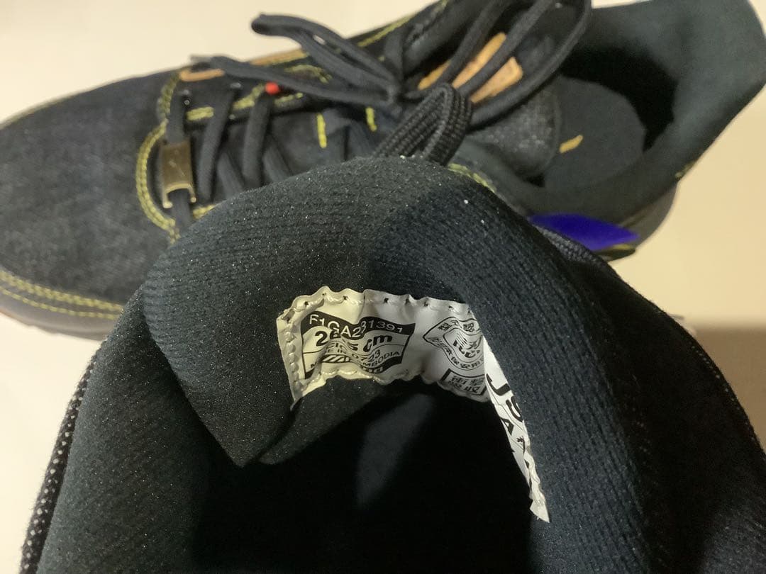 限定　ミズノ　26.5cm インディゴ　HW 11 L ローカット　安全靴