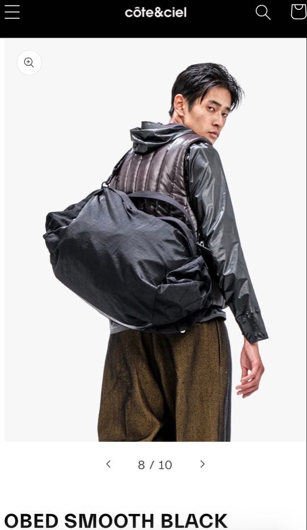 1回使用 Cote&Ciel コートエシエル ダッフルOBED SMOOTH - メルカリ