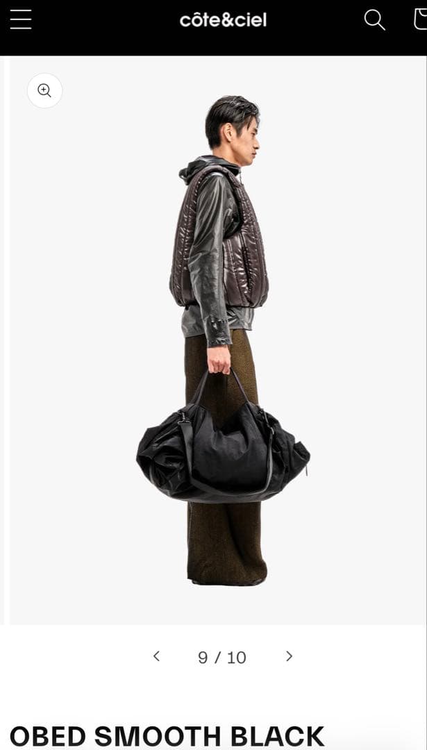 1回使用 Cote&Ciel コートエシエル ダッフルOBED SMOOTH - メルカリ