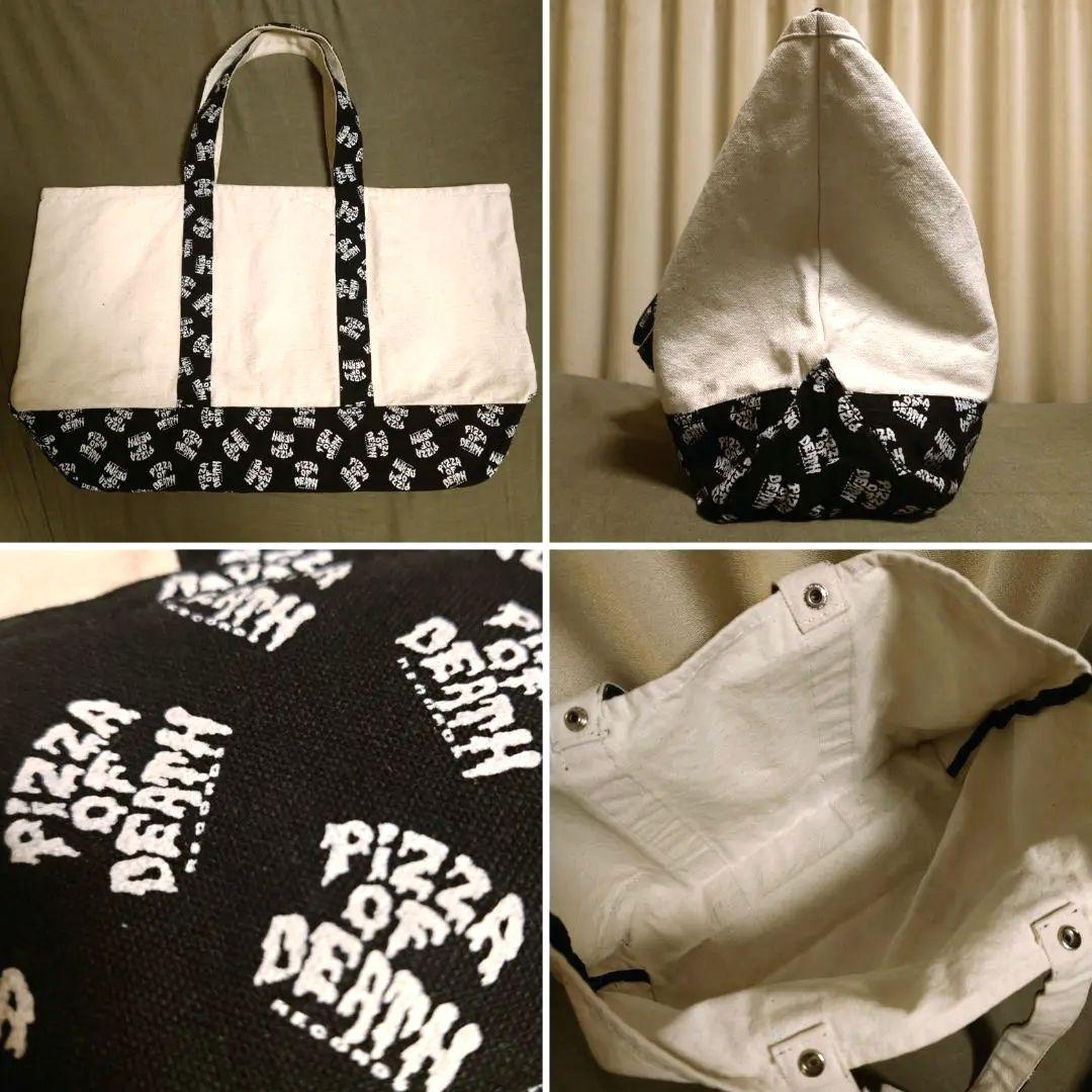 送込)PIZZA OF DEATH ピザオブデス/トートバッグ/ブラック/前期型