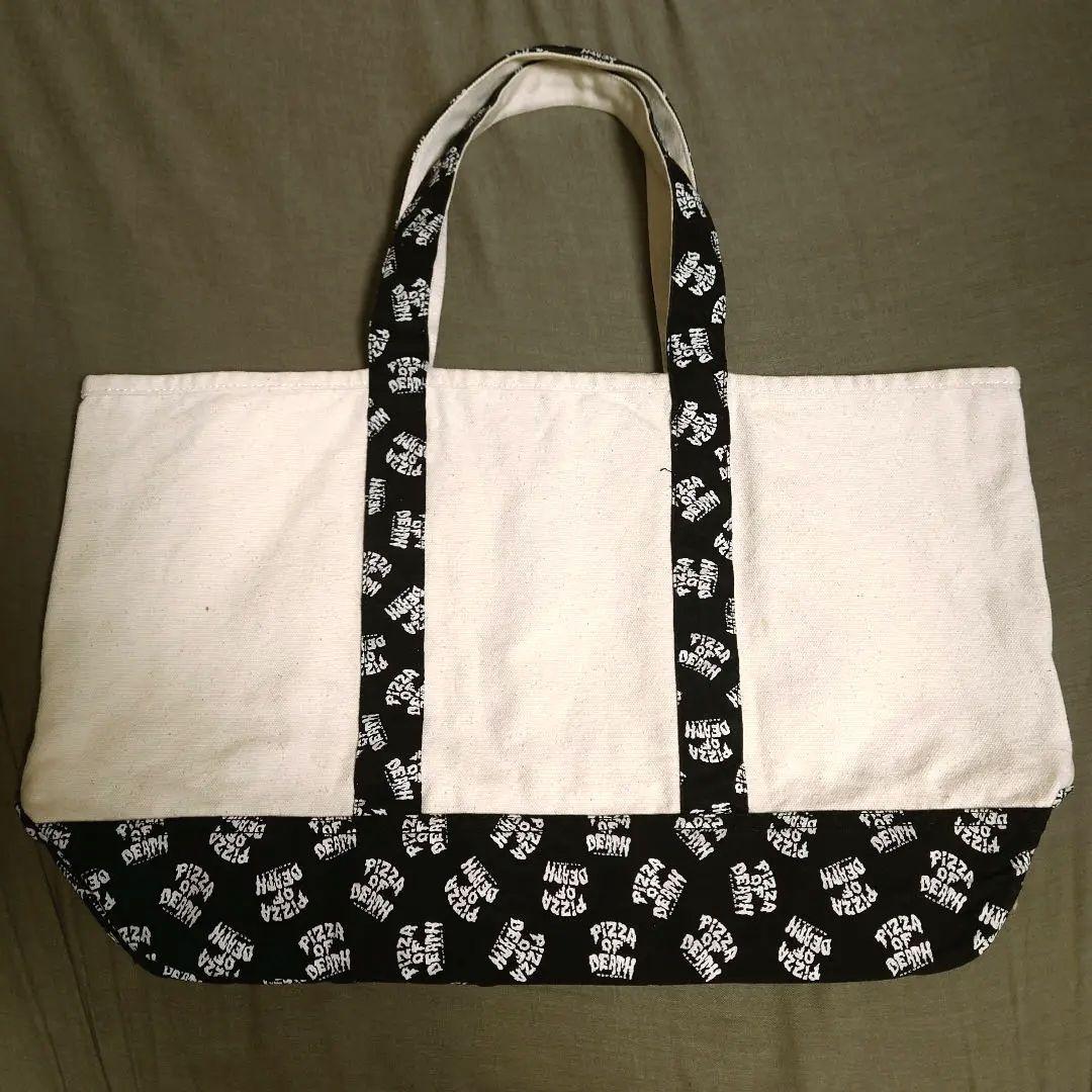 送込)PIZZA OF DEATH ピザオブデス/トートバッグ/ブラック/前期型