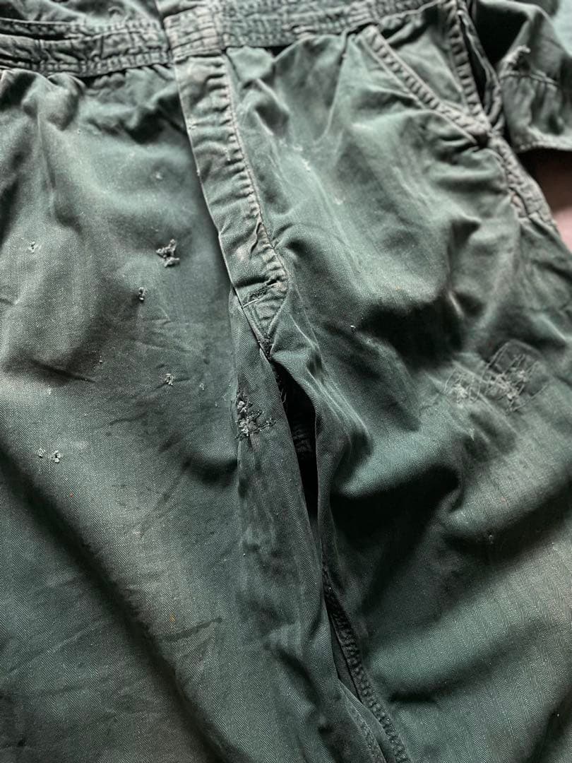 50s US製 HBT ワーク オールインワン つなぎ カバーオール 雰囲気系