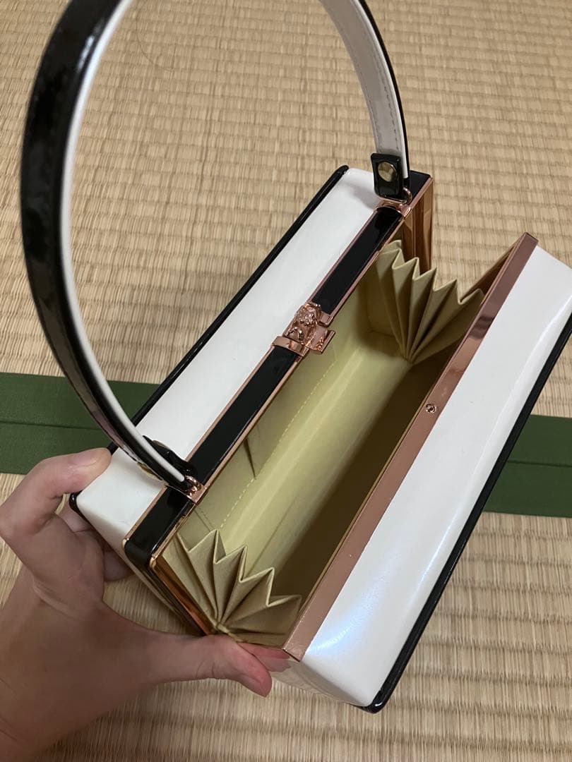 《振袖用》 7cm厚底 草履バック モノトーン