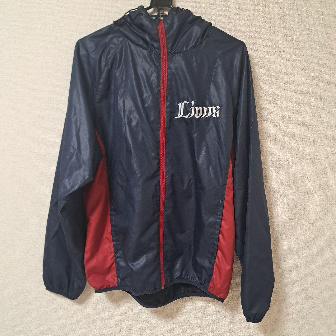 埼玉西武ライオンズ マジェスティック製 ウインドブレーカー(Lサイズ