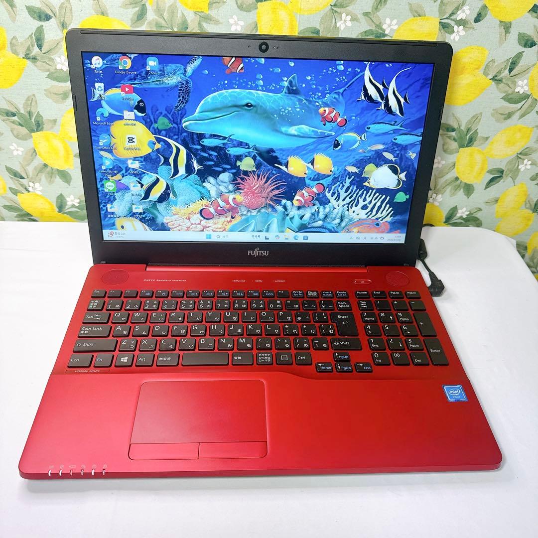 大人気の艶レッド❤️設定済み❤️届いたらすぐ使える❤️動画編集やDVD鑑賞など❤️