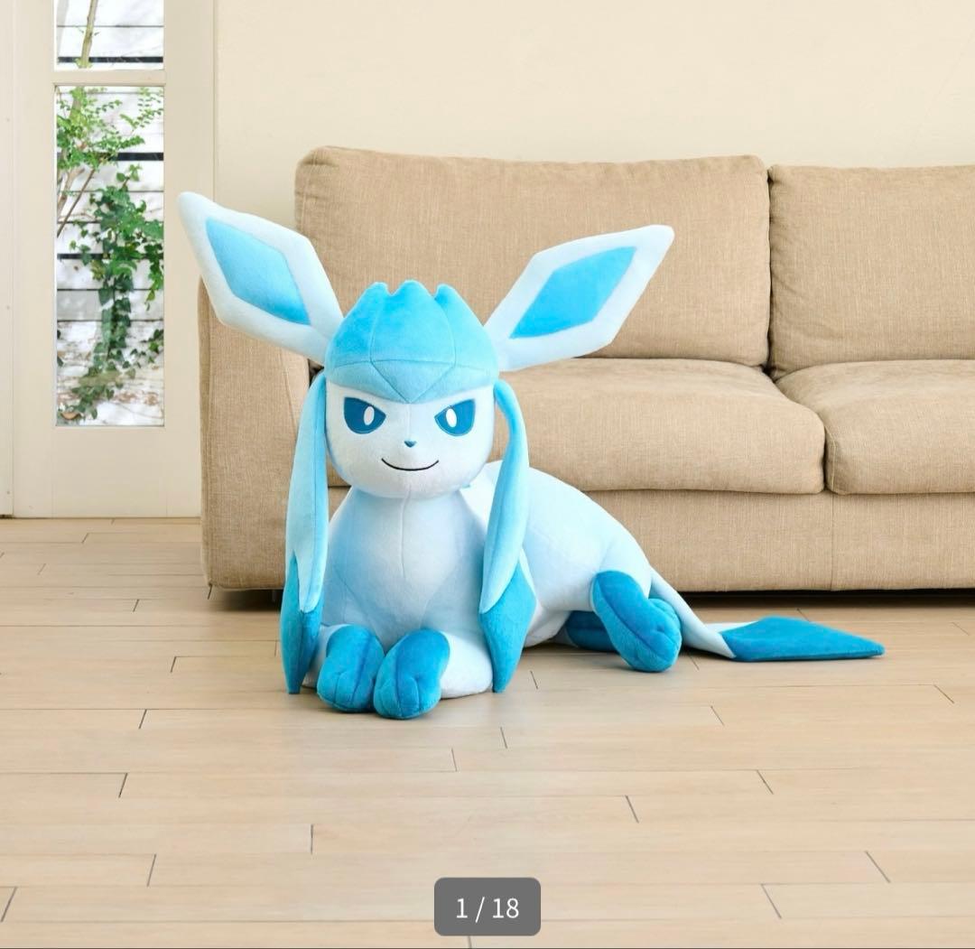 【新品】ぬいぐるみ等身大グレイシア　寝そべり 受注】ぬいぐるみ 等身大グレイシア 寝そべり ｜【公式】ポケモン