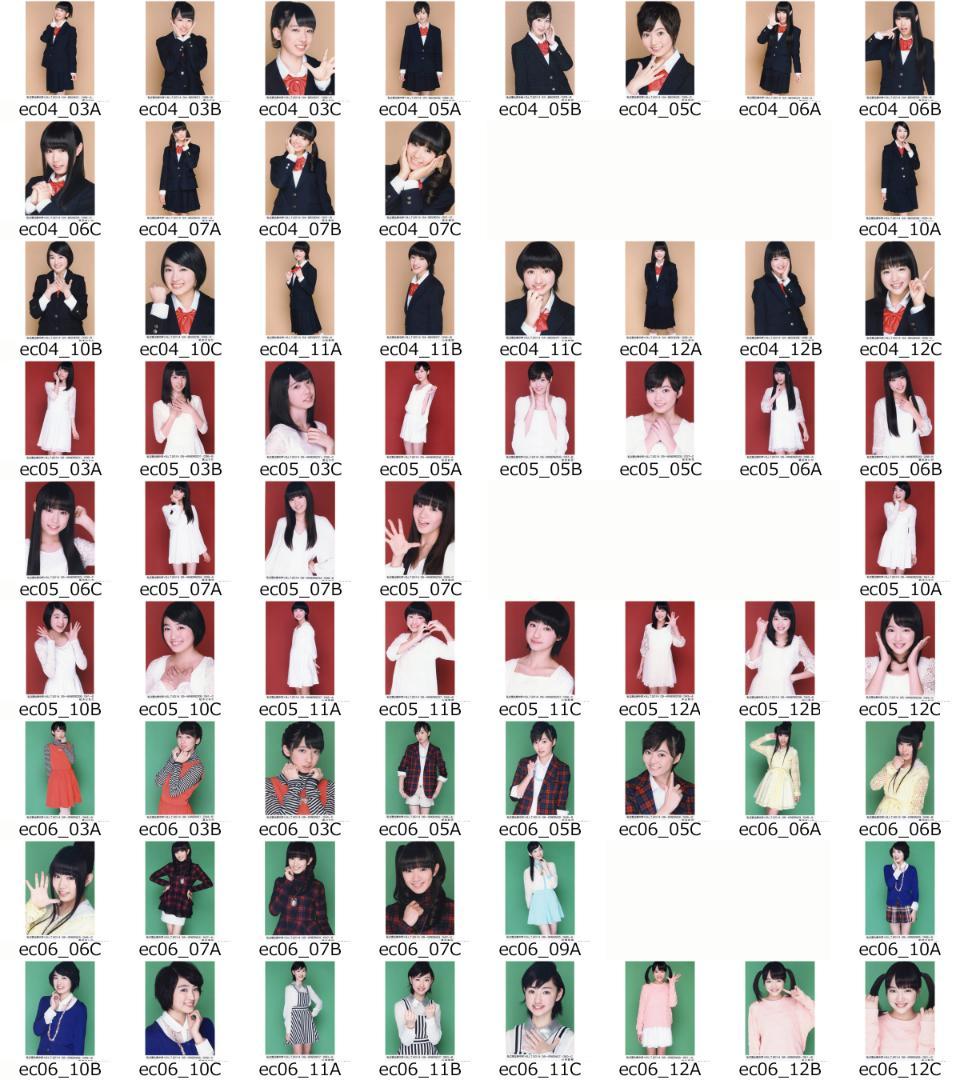 私立恵比寿中学 エビコレ 生写真 vol.1-30 （バラ売り可）