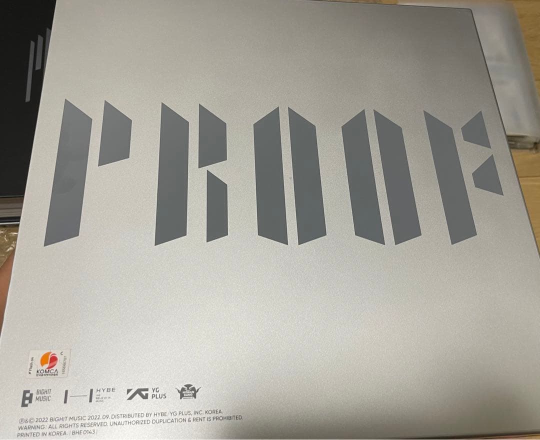 BTSProof(Collector's Edition) 傷あり ほぼ抜け無し