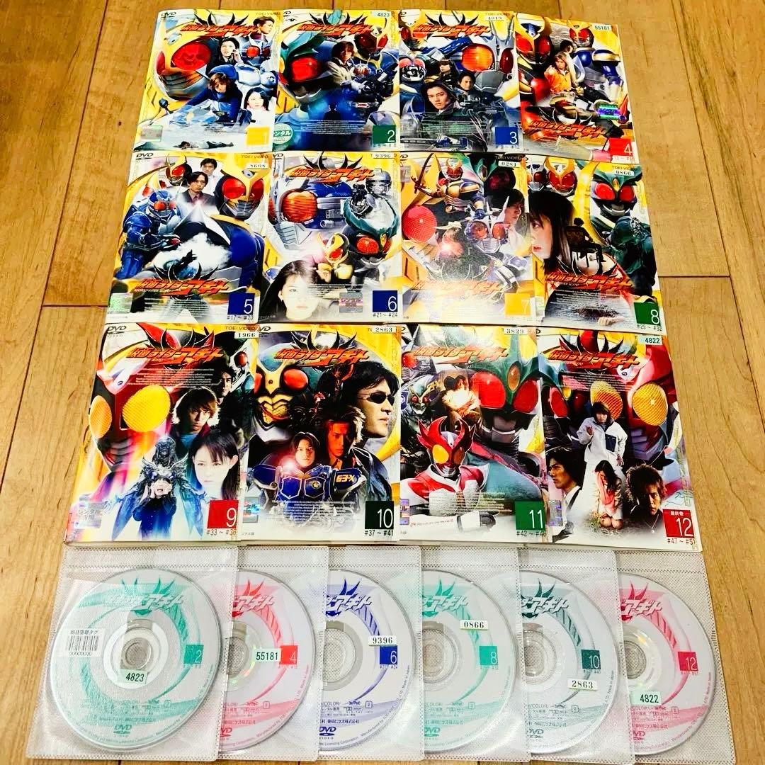 仮面ライダーアギト 1〜12巻 完結 DVD 全12巻セット ヒーロー 匿名配送