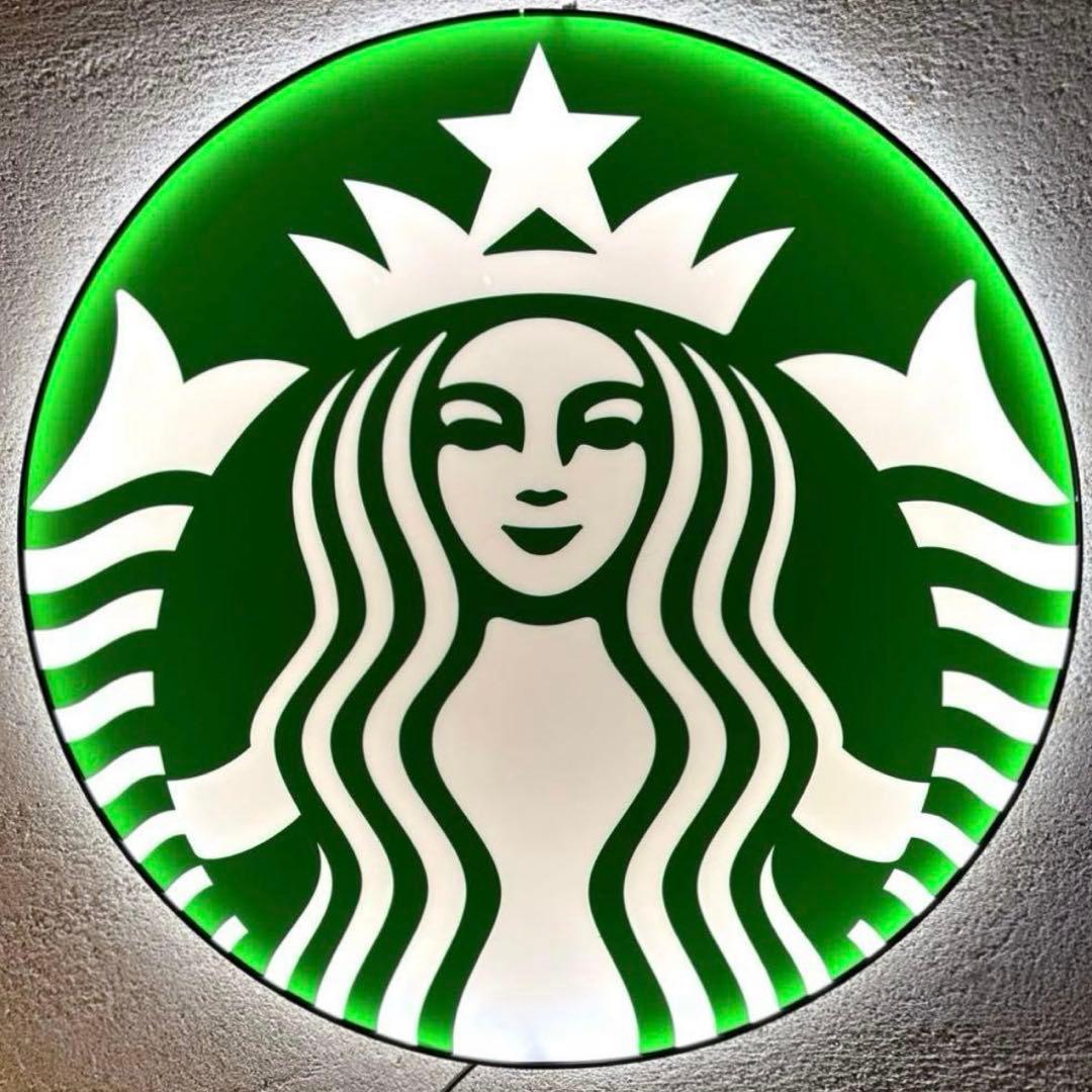 スターバックス ライト 看板 ストアディスプレイ サイン 店舗用 本物