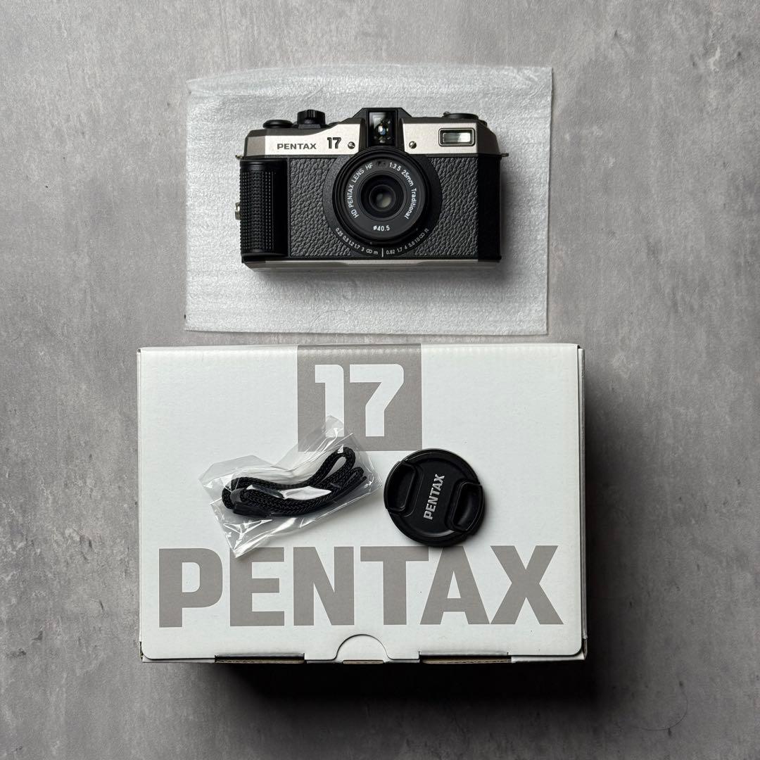 【週末限定価格】美品 PENTAX17 ペンタックス17 PENTAX PENTAX 17 ダークシルバー 新品｜フジヤカメラ