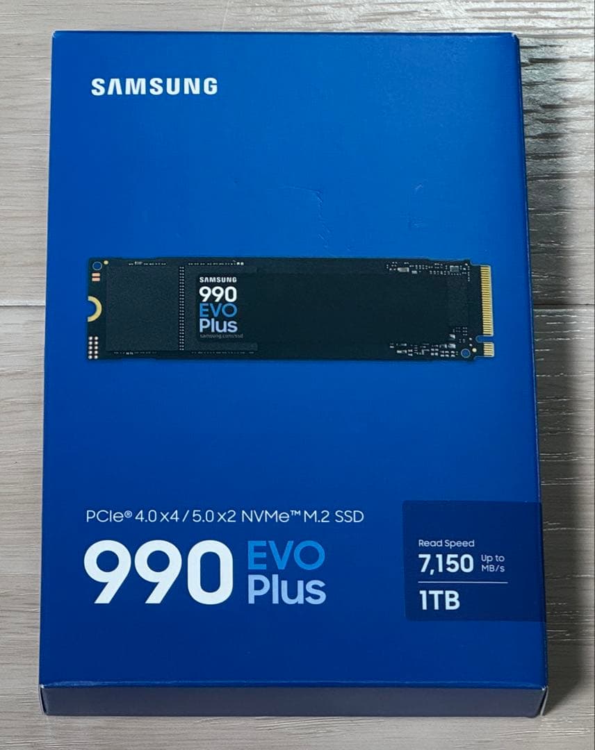 内蔵型SSD Samsung 990 EVO Plus 1TB M.2 SSD SSD Samsung 990 EVO - 1TB, NVMe, M.2 2280, Leitura até 5000MB/s