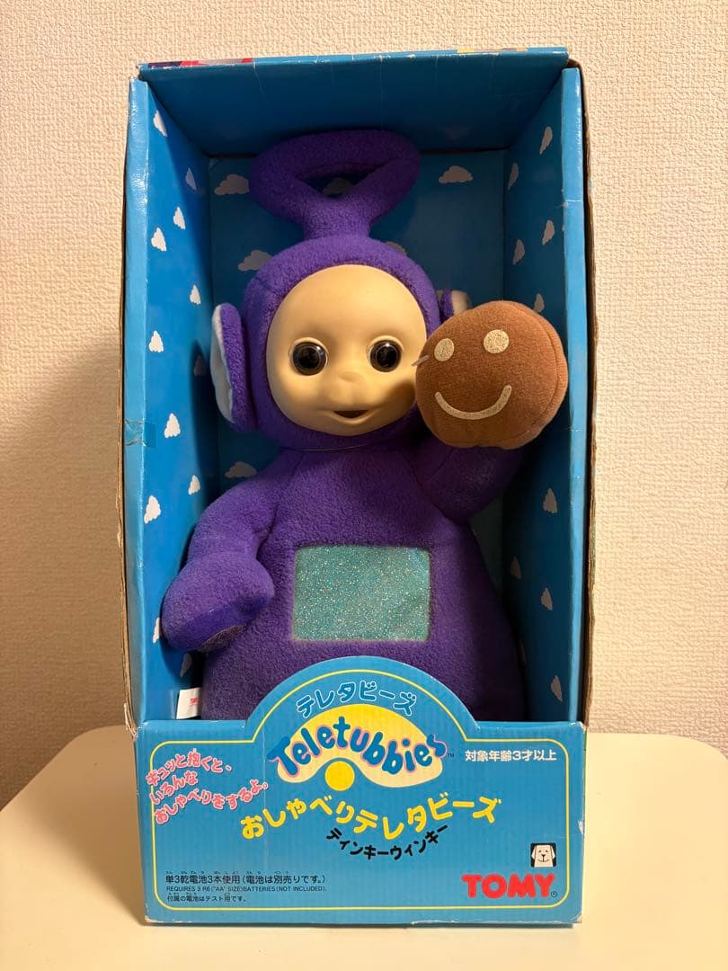 【未開封箱付】TOMY おしゃべりテレタビーズ ・ティンキーウィンキー Teletubbies/テレタビーズ ・Tinky Winky/ティンキーウィンキー