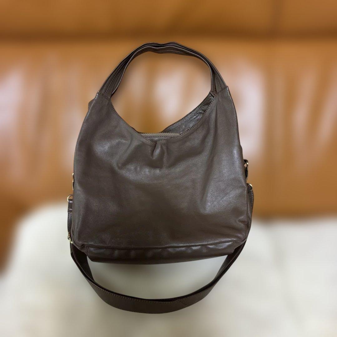 シーサイドフリーライド　ブラウン ショルダーバッグ SEASIDE FREERIDE（シーサイドフリーライド） / RT BAG ジッパー付き