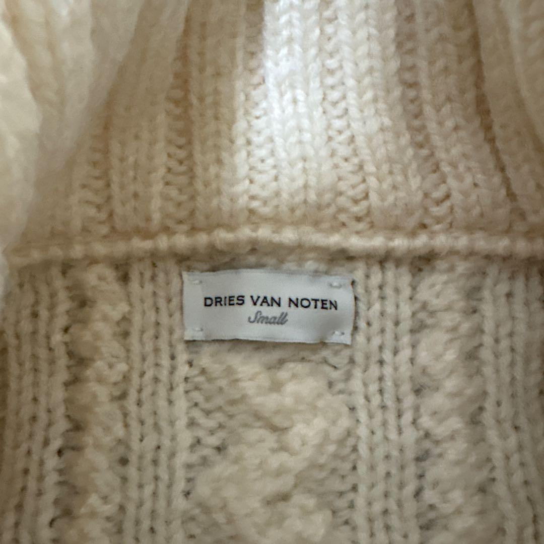 k*f様 DRIES VAN NOTEN アイボリー ドライバーズニット Sサイ - メルカリ