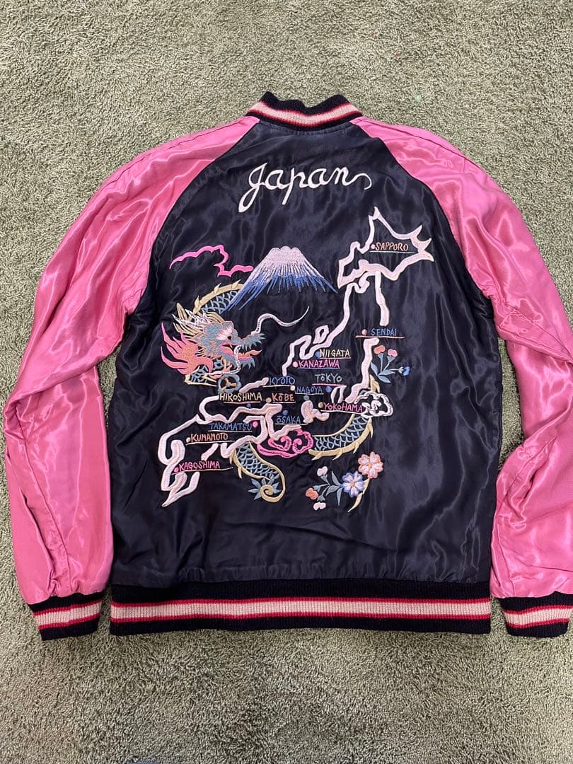 限定 コラボ ビームスボーイ テーラー東洋 スカジャン リバーシブル 龍