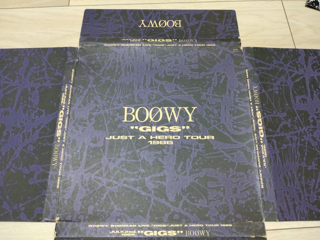 BOOWY “GIGS” JUST A HERO TOUR 1986 CD限定版