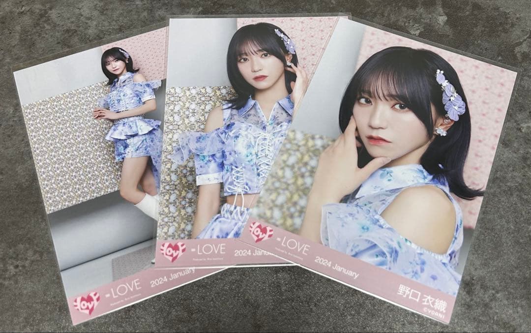 イコラブ 野口衣織 生写真 6周年メンカラ衣装 コンプ - メルカリ