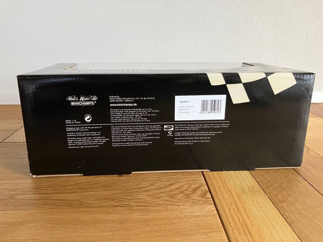 未開封 1/18 ミニチャンプス Jordan Ford EJ13 F1 - メルカリ