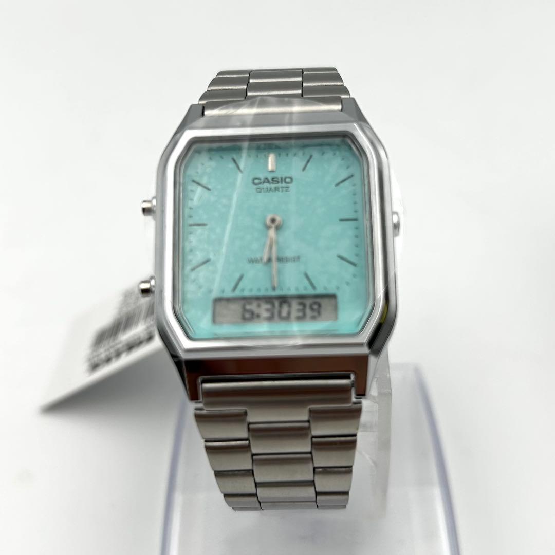 新品級✨カシオ クラシック AQ-230 ティファニー ターコイズ ブルー