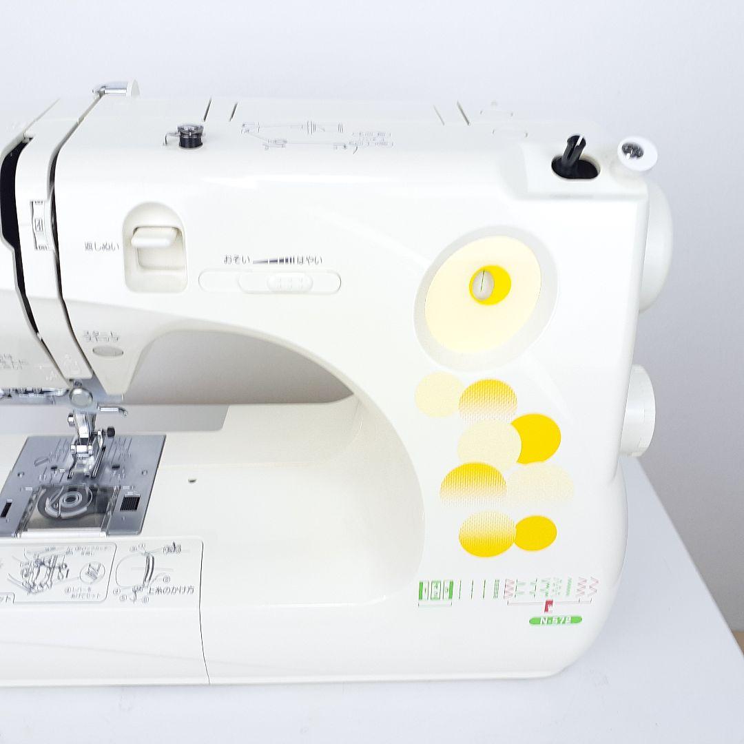 美品】ジャノメ コンパクト電子ミシン本体 N-572 ロックカッター内蔵