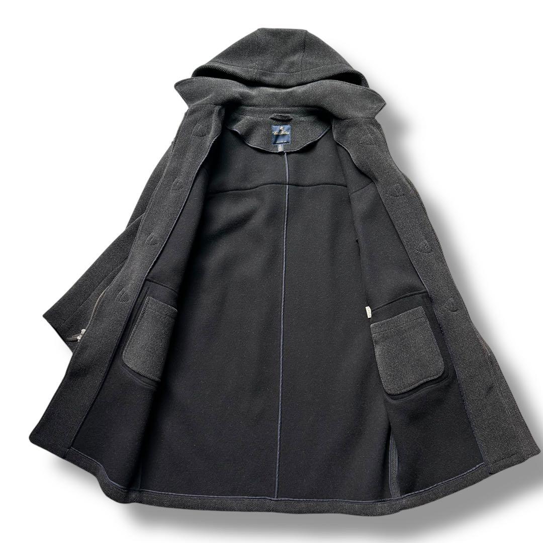 XL ブルックスブラザーズ ダッフルコート ムーアブルック ヘリンボーン