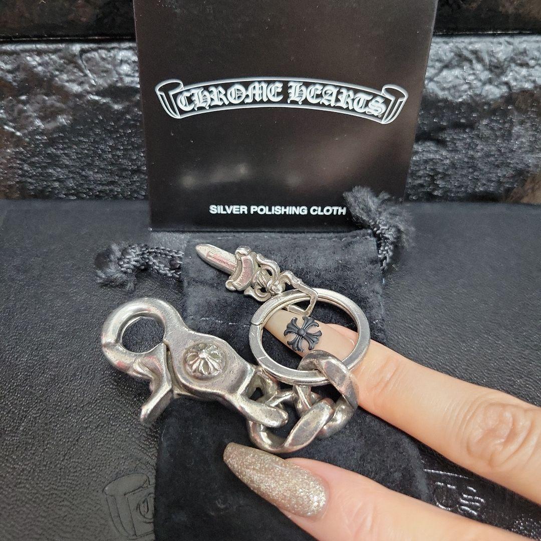 クロムハーツ クリップチェーン クラシック ショート キーチェーン 2