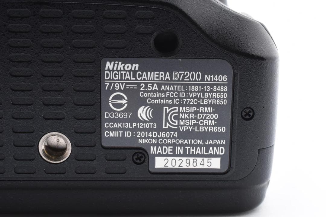 ★美品★ ニコン Nikon D7200 ボディ 《ショット数7190回》