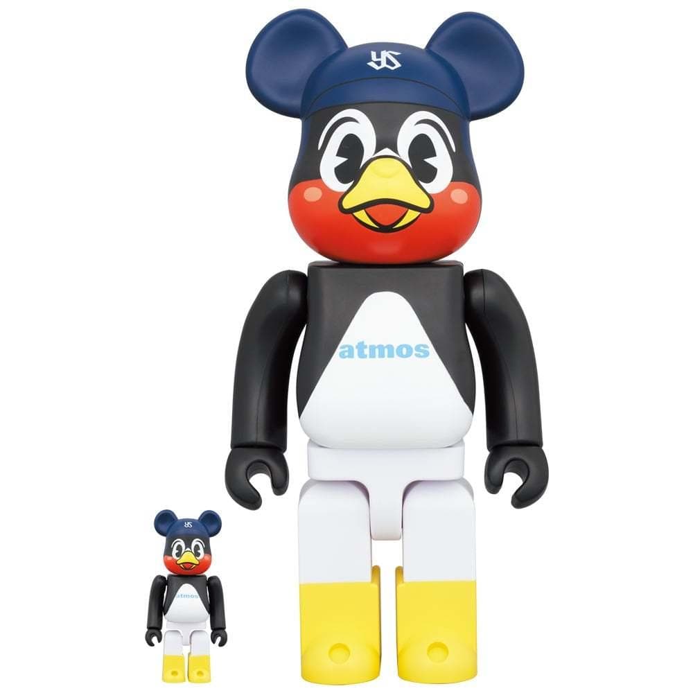 BEARBRICK atmos×Tokyo Yakult Swallows atmosから東京ヤクルトスワローズのBE@RBRICKが登場！ ｜ FLY