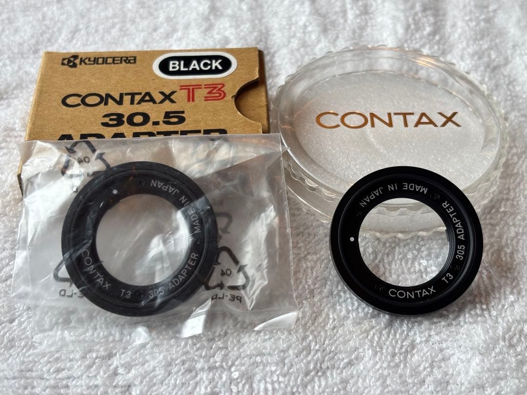 《完動品》整備済み CONTAX T3データバック（前期型）＆アクセサリーセット