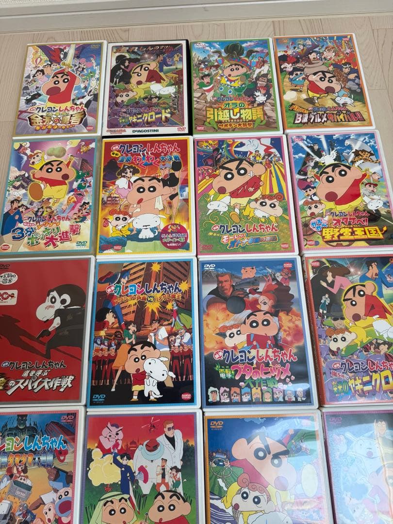 クレヨンしんちゃん 劇場版 映画 DVD 22作品 - メルカリ