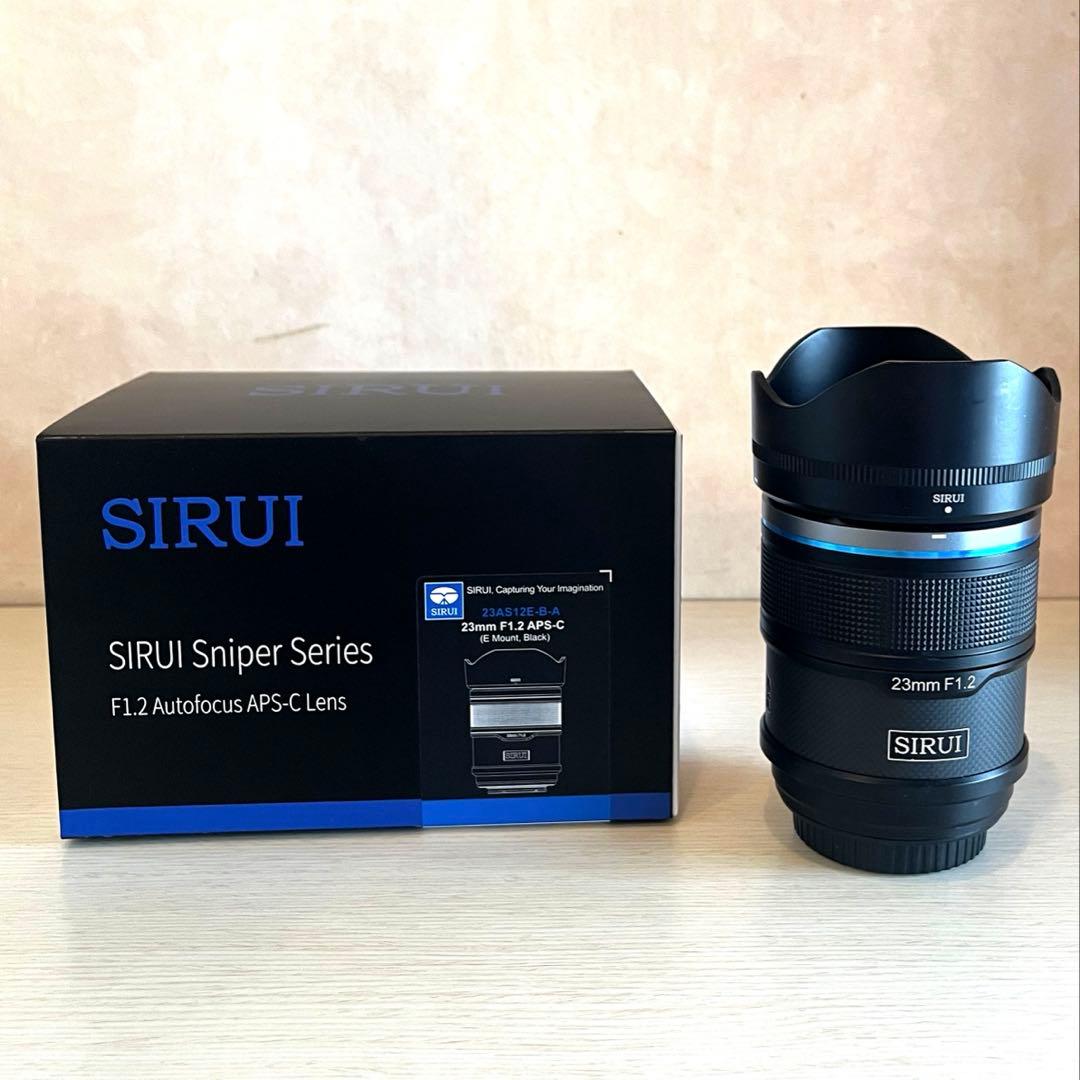 SIRUI Sniper Series 23mm F1.2 レンズ Amazon.com : SIRUI Sniper 23mm Autofocus Lens, F1.2 Wide Angle APS