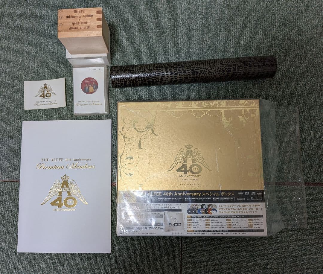 THE ALFEE 40th スペシャルボックス / プレミアムメンバーズ記念品 Amazon.co.jp: THE ALFEE 40th Anniversary スペシャルボックス [DVD