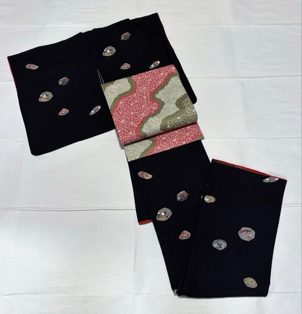 名古屋帯 絞り きぬたや 鹿子絞り 一目絞り 道長取り - メルカリ