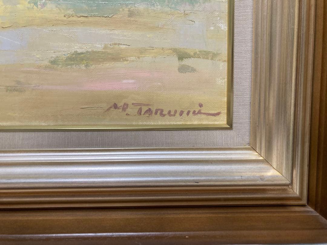 八ヶ岳遠望』☆樽見盛衛☆元流形社顧問☆M12号☆油彩 絵画☆八ヶ岳山