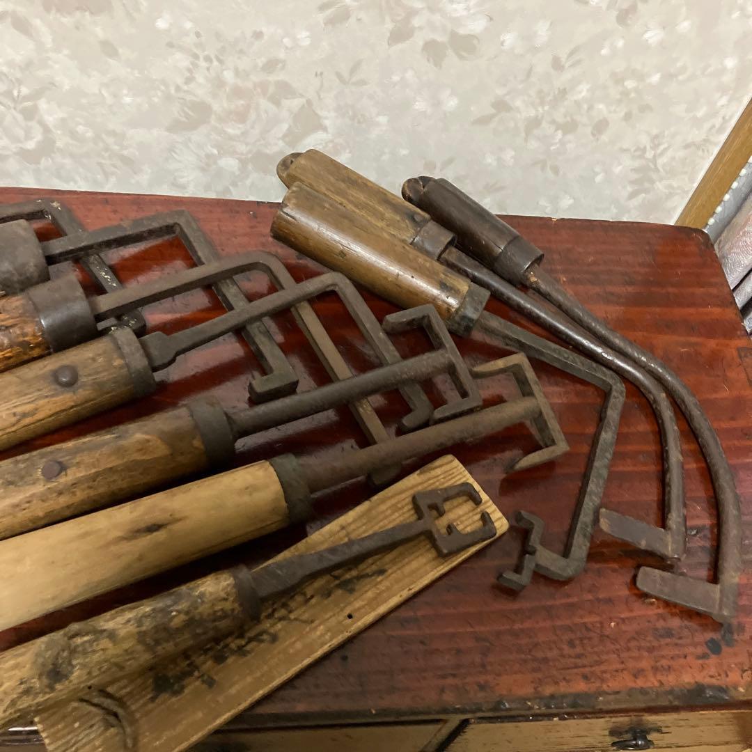 古い蔵戸の「落とし鍵」各種10点 - メルカリ