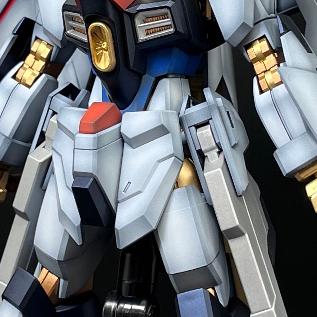HGCE ガンプラ マイティーストライクフリーダムガンダム 全塗装完成品