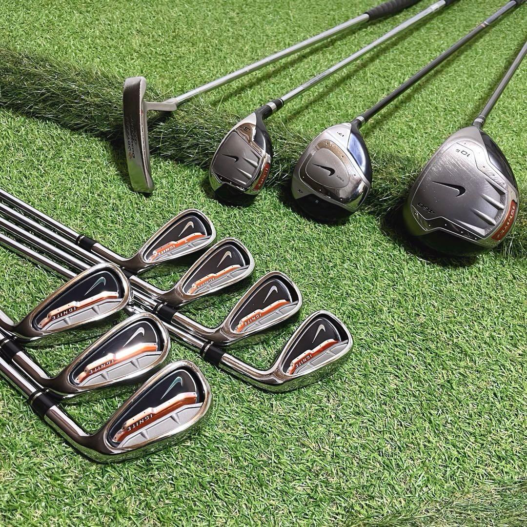 美品 ナイキ ODYSSY 初心者オススメ メンズゴルフクラブ11本セット