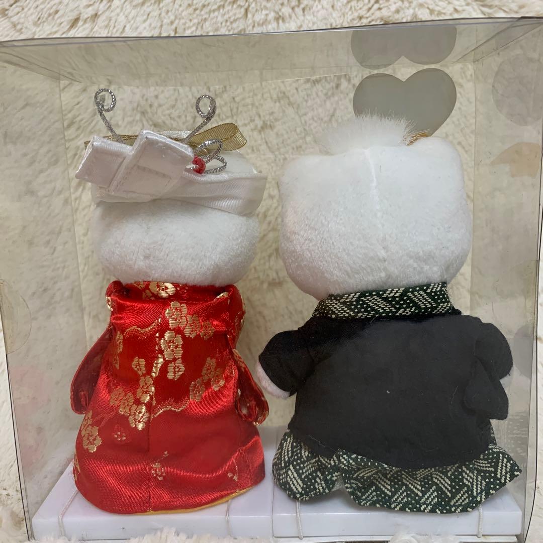 ハローキティ＆ダニエル 結婚式衣装 和装ウェディング ぬいぐるみ