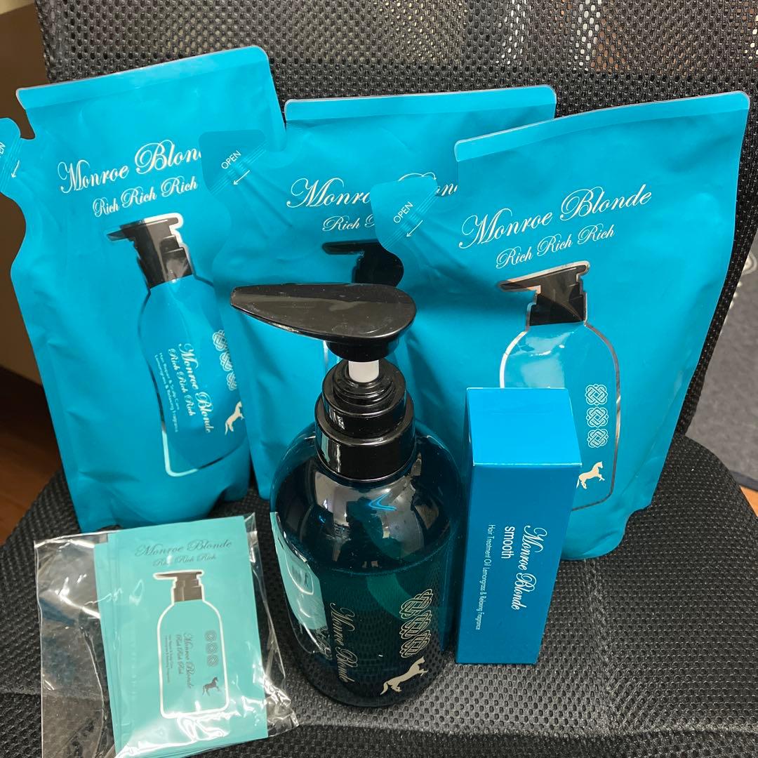 モンローブロンドRクレンズトリートメントRRRヘアリペア＆スカルプケア6点セット モンローブロンドR クレンズ トリートメント スカルプケア 詰替用 国産