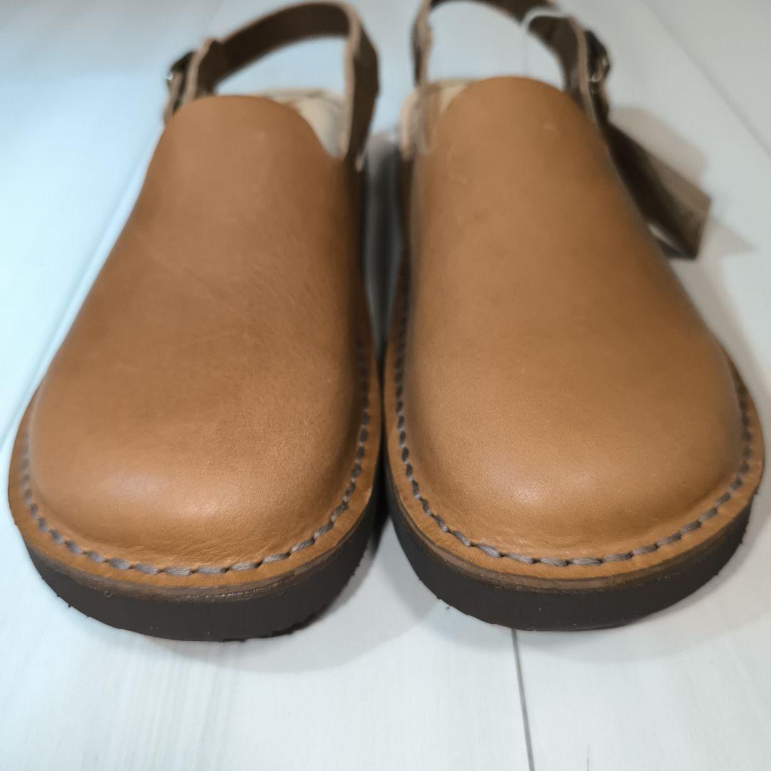 Organic Handloom サボ クロッグ レザーサンダル 23.0cm