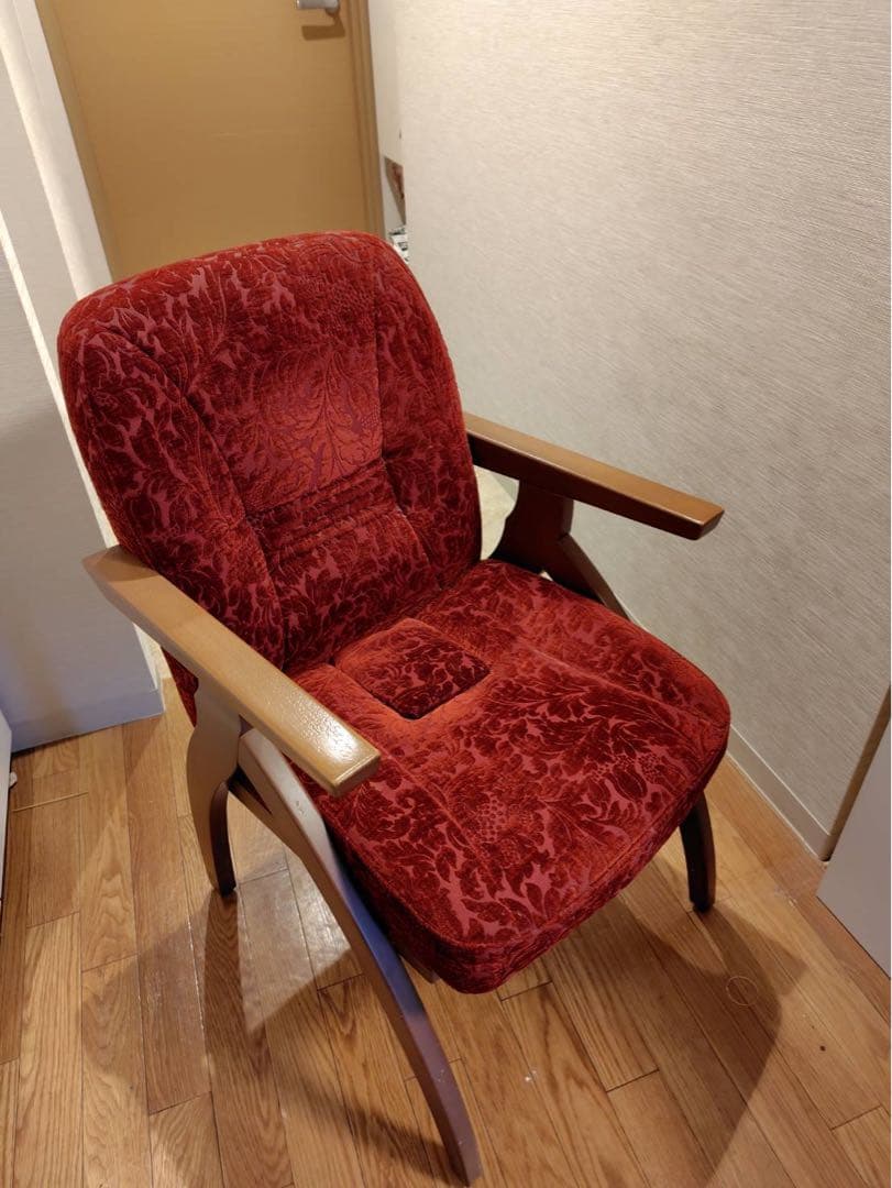 美品】ポスチャーサポートチェア ボルドー - メルカリ