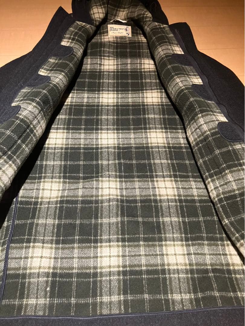 極上 英国製 Montgomeryウール ダッフルコート ダークグレー