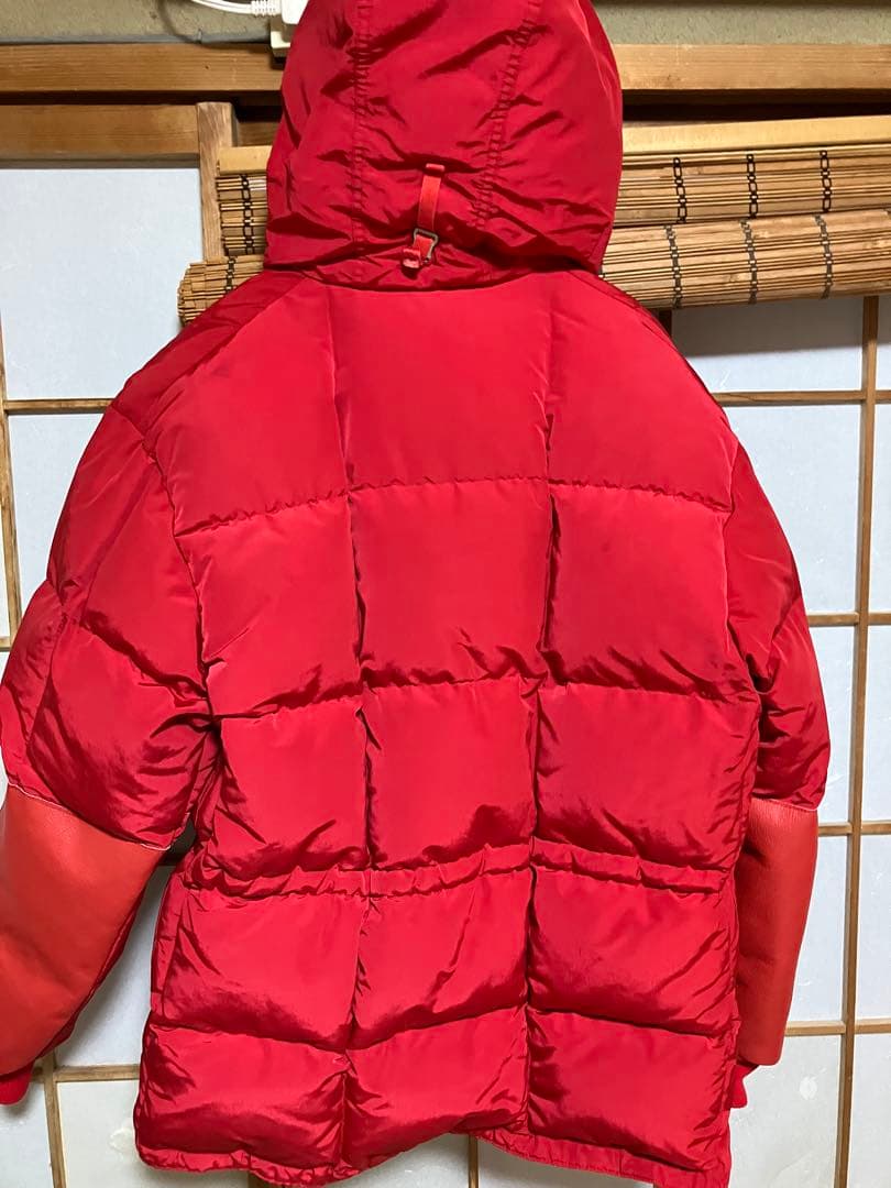 70s エディーバウアー ダウンジャケット カラコラム 赤 - メルカリ