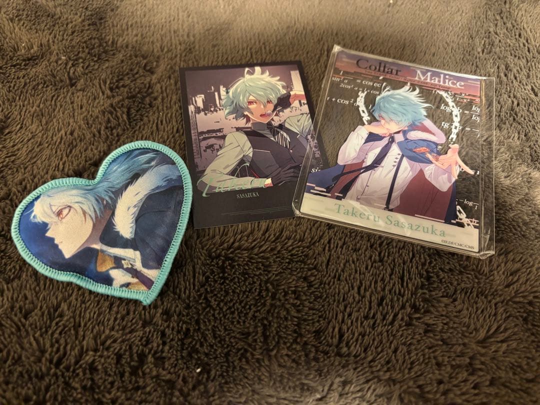 カラマリ 笹塚尊 チェキ風カード アクリルカード ハート型柔らか缶